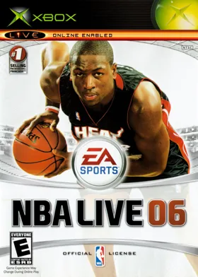 NBA Live 06 (USA) box cover front